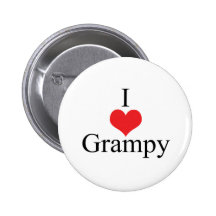 I Love (Heart) Grampy Pin