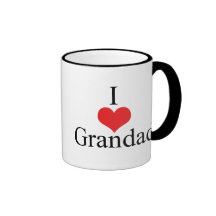 I Love (Heart) Grandad Mugs