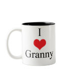 I Love (Heart) Granny Mug