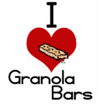 I love-heart granola bars photo sculptures