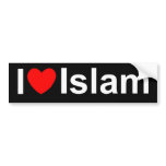 I Love (Heart) Islam Bumper Stickers