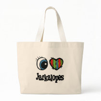 I Love (Heart) Jackalopes Canvas Bag
