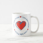 I Love Heart John McCain Coffee Mugs