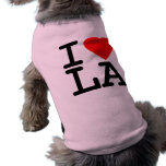 I Love Heart LA Doggie T Shirt