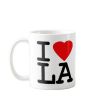 I Love Heart LA Coffee Mug