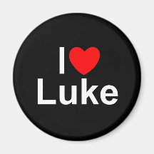 I Love (Heart) Luke Magnets