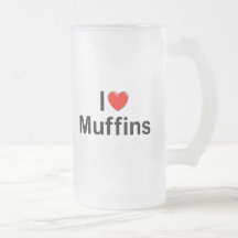I Love (Heart) Muffins Mugs