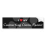 I Love (Heart) My Cavalier King Charles Spaniel Bumper Sticker