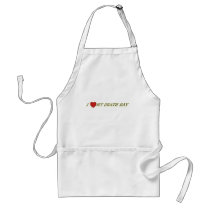 I Love (Heart) My Death Ray Aprons