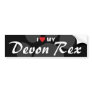 I Love (Heart) My Devon Rex Bumper Stickers