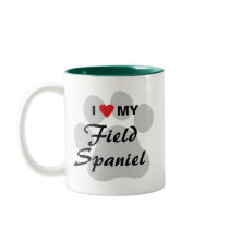 I Love (Heart) My Field Spaniel Coffee Mug