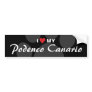 I Love (Heart) My Podenco Canario Bumper Stickers