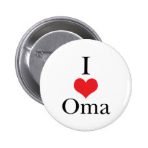 I Love (Heart) Oma Buttons