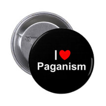 I Love (Heart) Paganism Button
