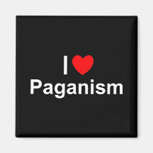 I Love (Heart) Paganism Magnets