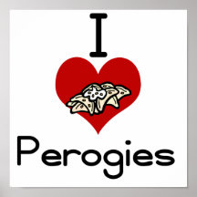 I love-heart perogies print