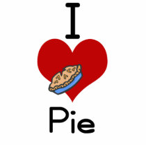 I love-heart pie