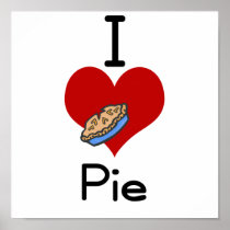 I love-heart pie