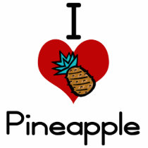 I love-heart pineapple