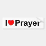I Love (Heart) Prayer Bumper Stickers