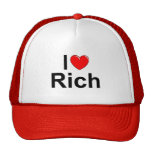 I Love (Heart) Rich Trucker Hat
