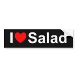 I Love (Heart) Salad bumper stickers