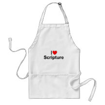 I Love (Heart) Scripture Aprons