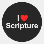 I Love (Heart) Scripture Stickers