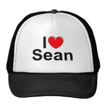 I Love (Heart) Sean Trucker Hat