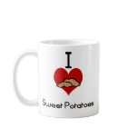 I love (heart) sweet potatoes mug