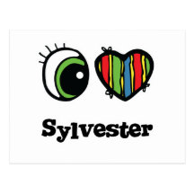 I Love (Heart) Sylvester Post Cards