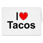I Love (Heart) Tacos Cards