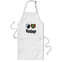 I Love (Heart) Warthogs Aprons