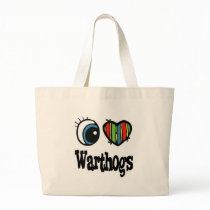 I Love (Heart) Warthogs Bags