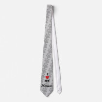 I Love (Heart) Westie Pawprint