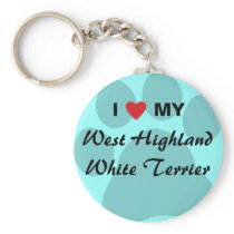 I Love (Heart) Westie Pawprint