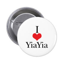 I Love (Heart) YiaYia Pins