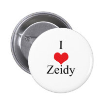 I Love (Heart) Zeidy Pin