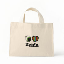I Love (Heart) Zelda Canvas Bag