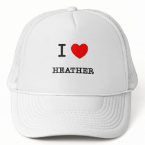 I Love Heather Hat
