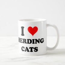 I Love Herding Cats Mug