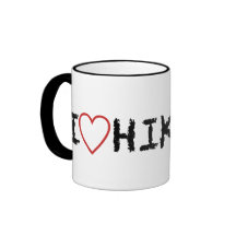 I Love Hiking Caneca