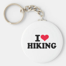 I love Hiking Key Chains