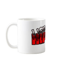 I Love HIP HOP Music Mug