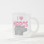 I Love Hippos Coffee Mugs
