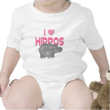 I Love Hippos Shirts