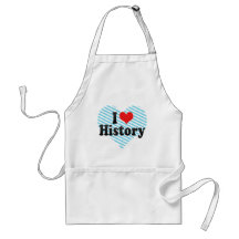 I Love History Aprons