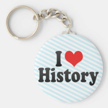 I Love History Key Chain