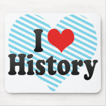 I Love History Mousepads