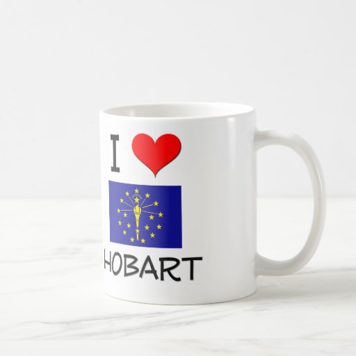 I Love HOBART Indiana Mugs